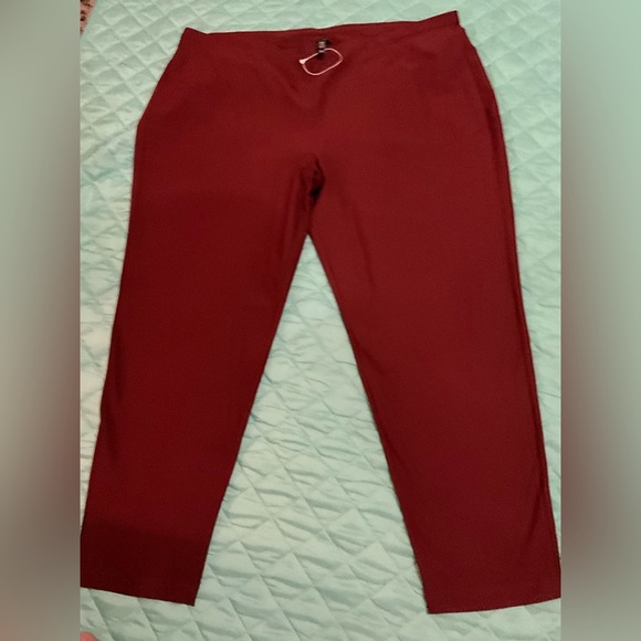 Eileen Fisher Serrano Washable Stretch Crepe Slim Ankle Pant 3X NWOT classic - Picture 3 of 15